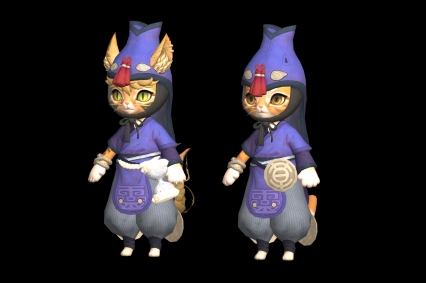 猫咪精灵 猫咪战士 神秘猫 神奇猫咪 卡通猫咪 拟人动物3D模型