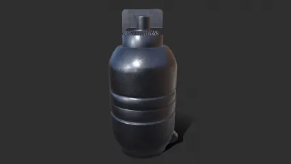手雷 闪光弹 炸弹 投掷武器 手榴弹 高爆手雷3D模型