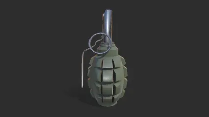 F1手榴弹 南瓜手雷 高爆手榴弹 F-1手雷 柠檬手榴弹 防御型手榴弹 破片手雷 碎片手雷
