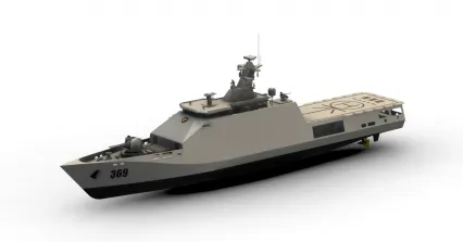 LowPoly护卫舰 导弹驱逐舰 战舰 驱逐舰 海军 军事武器 舰艇 巡洋舰3D模型