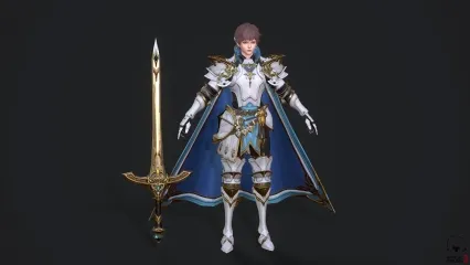 圣骑士 男神 帅哥 大剑师战士 王子 铠甲 守护骑士 贵族 中世纪战士 王者 国王 剑客 伯爵公爵