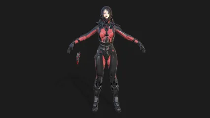 科幻女战士 美女武士 未来女战士 太空战士 科幻女性 科幻角色 机甲 Scifi重装战士 科幻战甲女孩