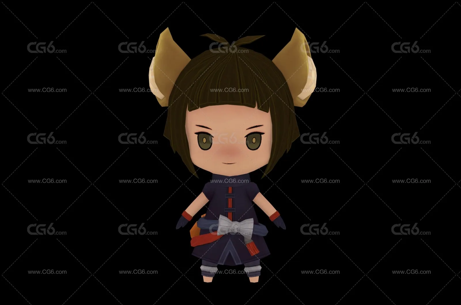 卡通小女孩  小狐狸  阿狸   可爱女孩-2