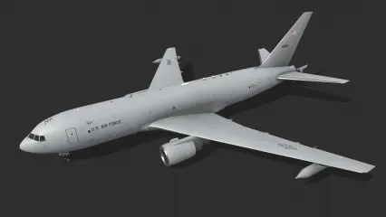 KC-46A飞马座空中加油机 美军空中加油飞机 战略军用运输机  KC-46 飞机内部结构