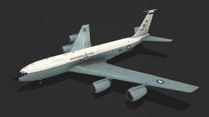 美国WC-135W核侦察机 不死鸟核侦察机  核嗅探器飞机 军用飞机 检测识别核爆炸飞机
