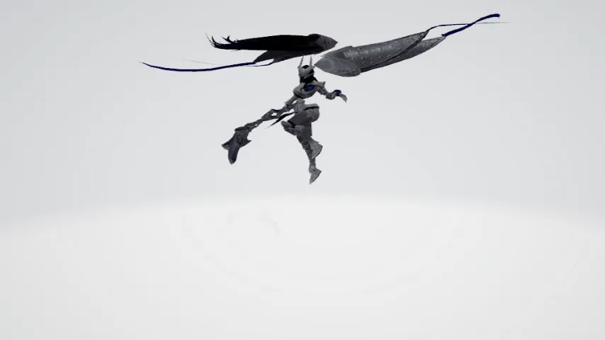 黑翼天使  魔神女  魔王后动画模型