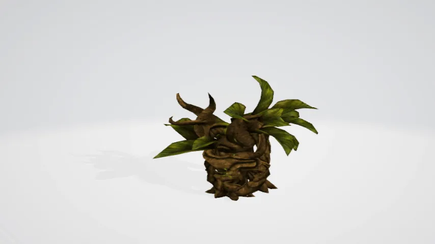 树藤精怪  老树精 动画模型