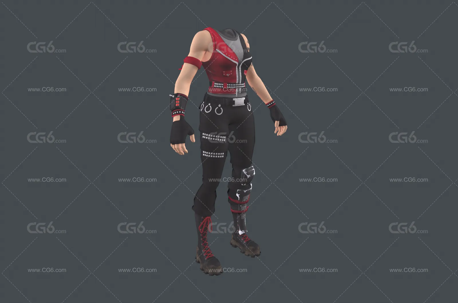 皮肤 暗黑服装-2