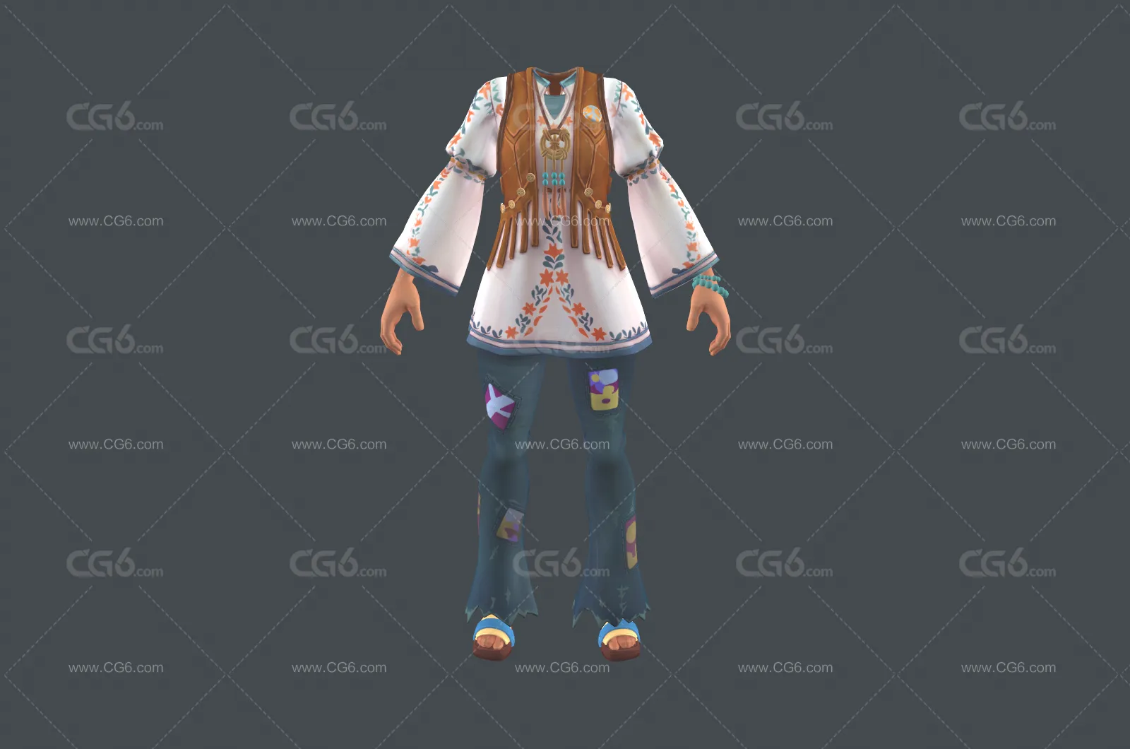 服饰  外族服装  混搭风格 女人服装-1