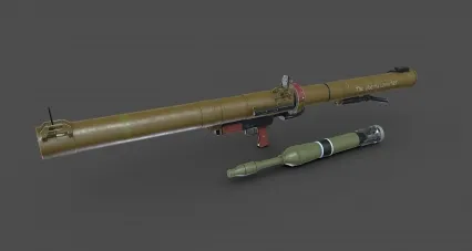 PBR次世代火箭筒 反坦克火箭炮 榴弹发射器 RPG29 现代武器 反装甲 军事武器 火箭助推器