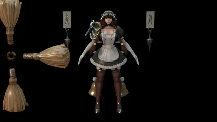 神女  符文女王  小厨娘服饰