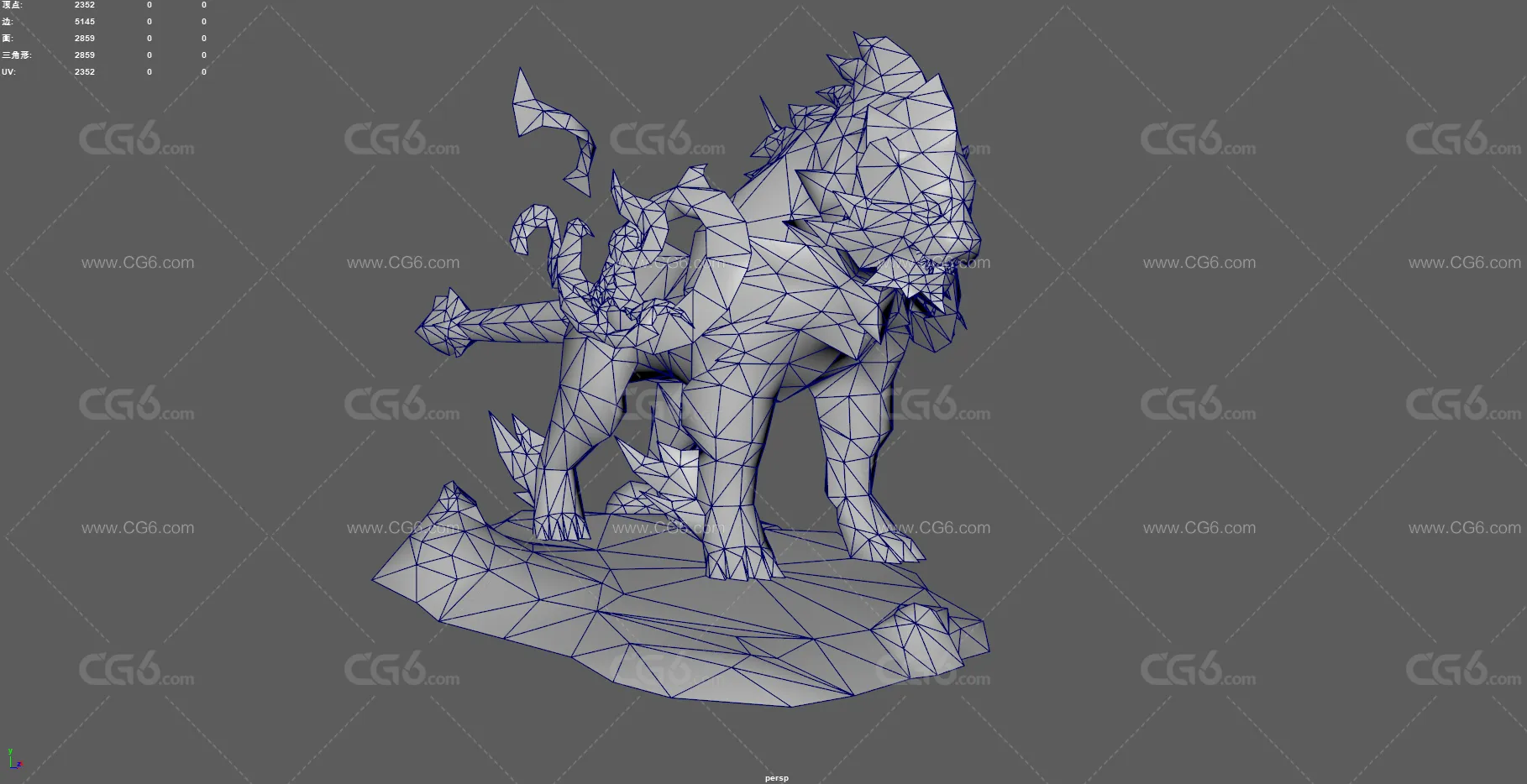 玄幻神兽 白虎 老虎 冰虎 白虎之灵 白虎坐骑 猛兽 游戏动物 怪物 寒冰白虎 幽冥虎 神兽-12