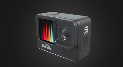 GoPro HERO9 Black 5K运动相机 Vlog数码摄像机 GoPro相机 摄像机3D模型