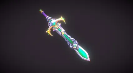 翡翠剑 游戏宝剑 魔幻武器 玄幻宝剑 古代兵器 冷兵器 神剑 玉剑 魔法剑 青玉剑 魔幻宝剑