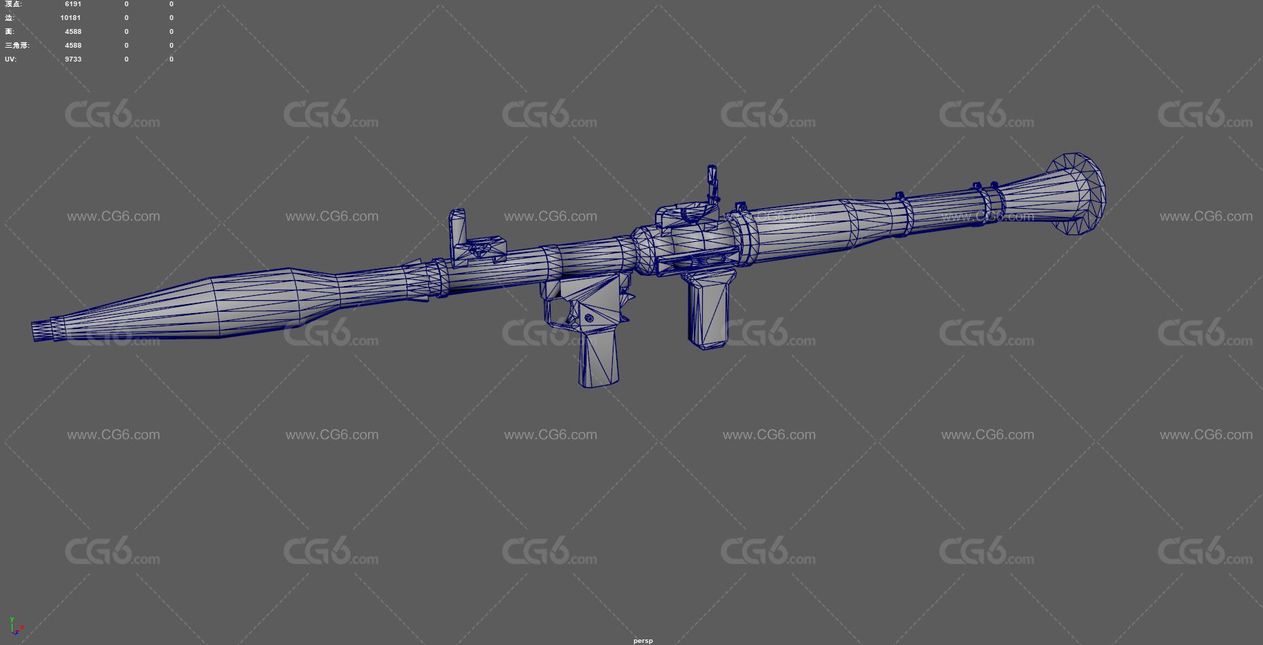 RPG-7火箭筒 反坦克炮 火箭筒 反坦克导弹 便携式火箭炮 火箭弹 军事武器 反装甲武器 火炮器械-11