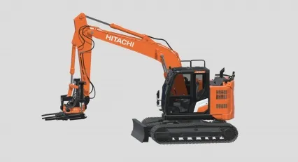 日立Zx135-7带定制臂 日立挖掘机 挖土机 起重机 机械手臂 工程车 履带式挖掘机 建筑施工机械