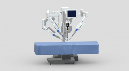 达芬奇医疗器械机器人 医疗器械 智能机器人 人工智能 现代医学 科技医学 手术工具 机器人手术系统
