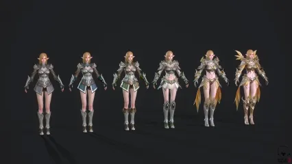 秘银女  神秘女孩 护卫兵 攻击强军