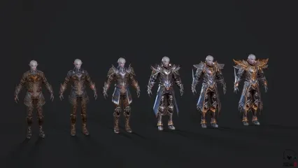 黑暗精灵  狼骑士  战狼族人 战士 