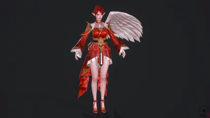 天使女神  半翅女角色  喜庆服饰  婚庆服装
