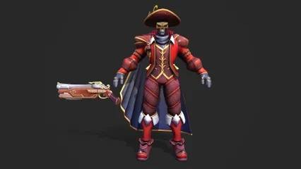 死神猩红死神 死亡战士 恶魔战士 地狱恶魔 骷髅战士 灵魂骑士 死亡骑士3D模型