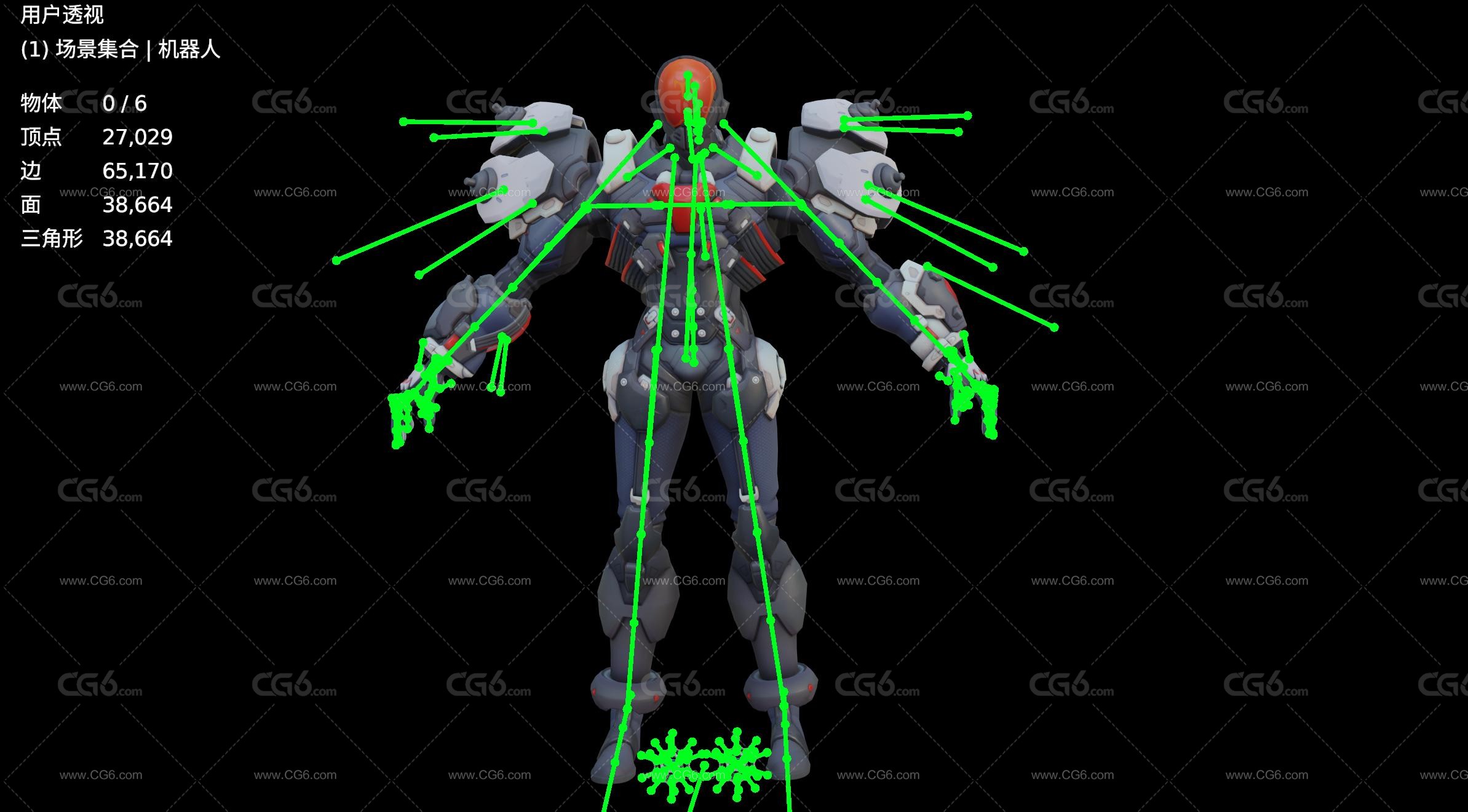 机器战警 MECH 机械特警 科幻机器人 robot 机甲战士 未来战士 科幻战士 太空战士带绑定-5