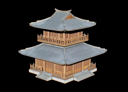 古代宫廷建筑 中国风建筑  庙堂 寺院 宫殿 唐代建筑