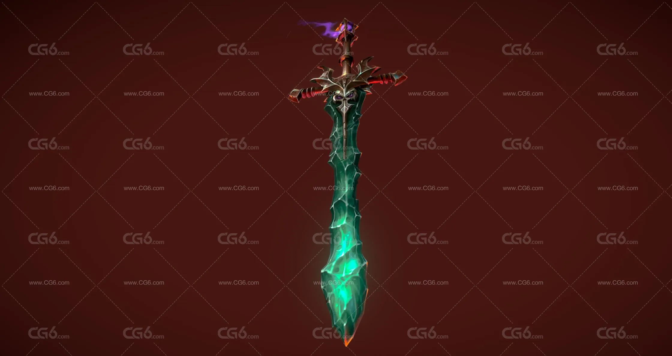 夜鬼之刃 恶魔之剑 魔剑 神剑 鬼剑3D模型-2
