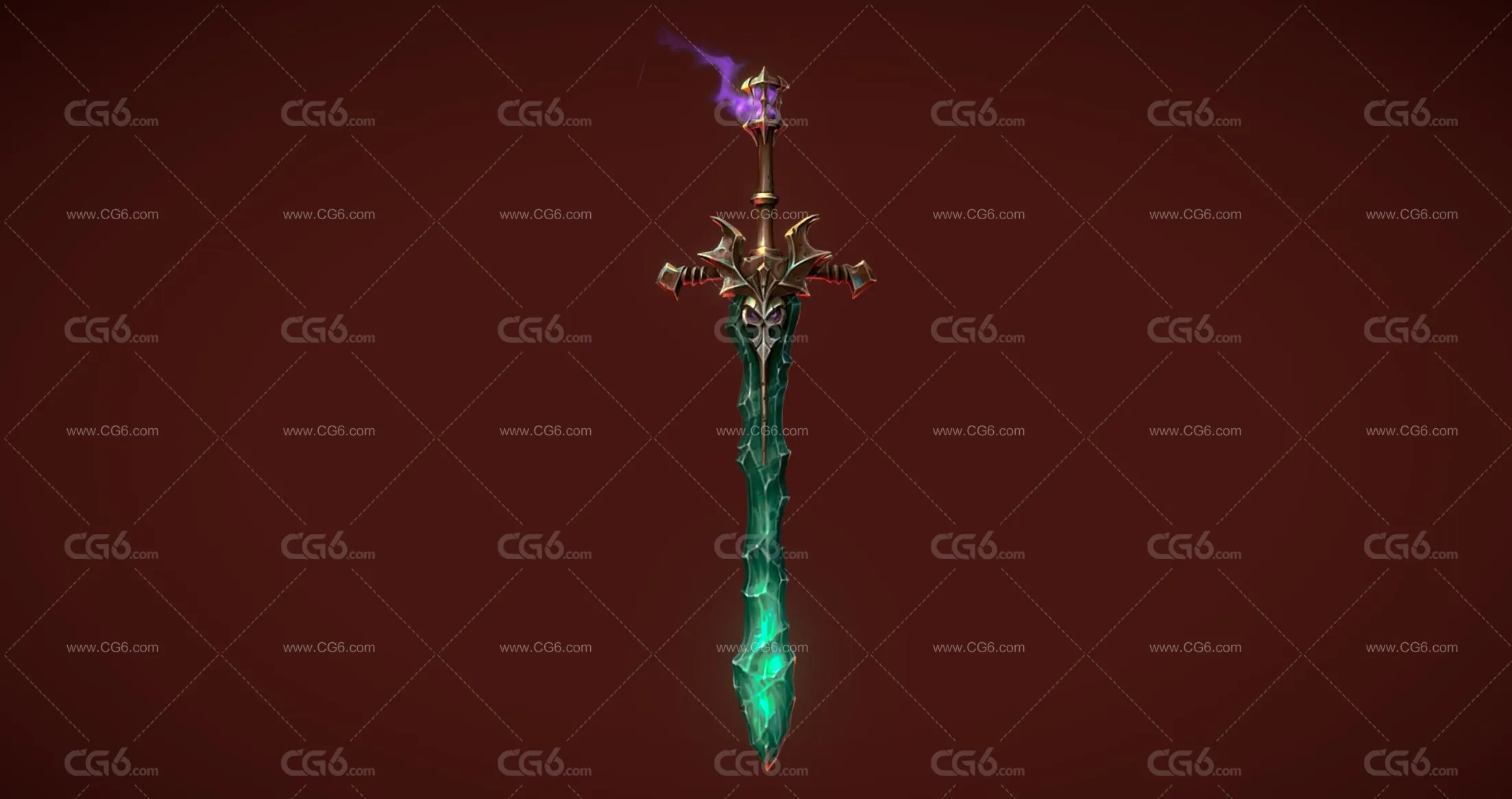 夜鬼之刃 恶魔之剑 魔剑 神剑 鬼剑3D模型-1
