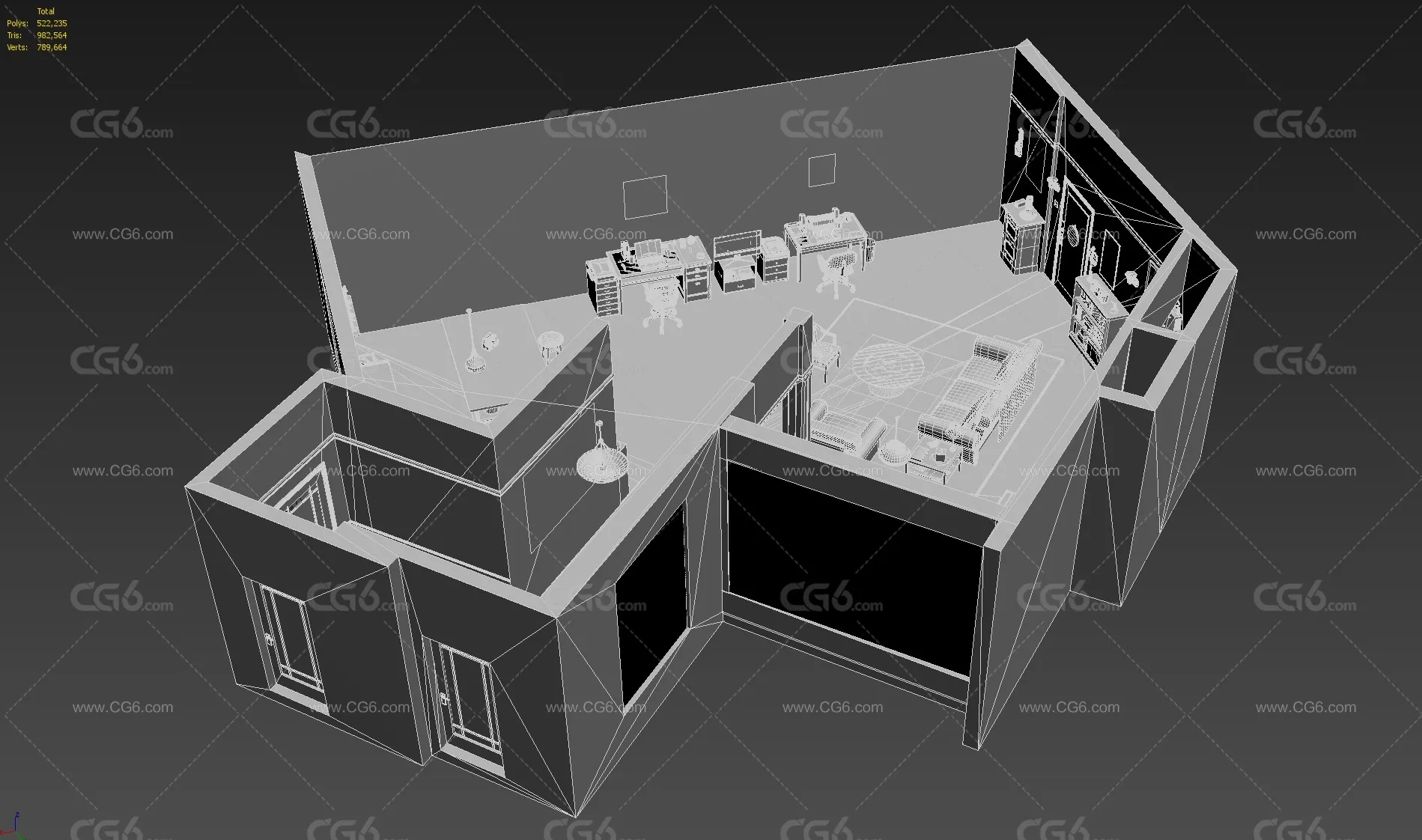 公寓 办公室 内室 工作室 书屋 办公场所 -16