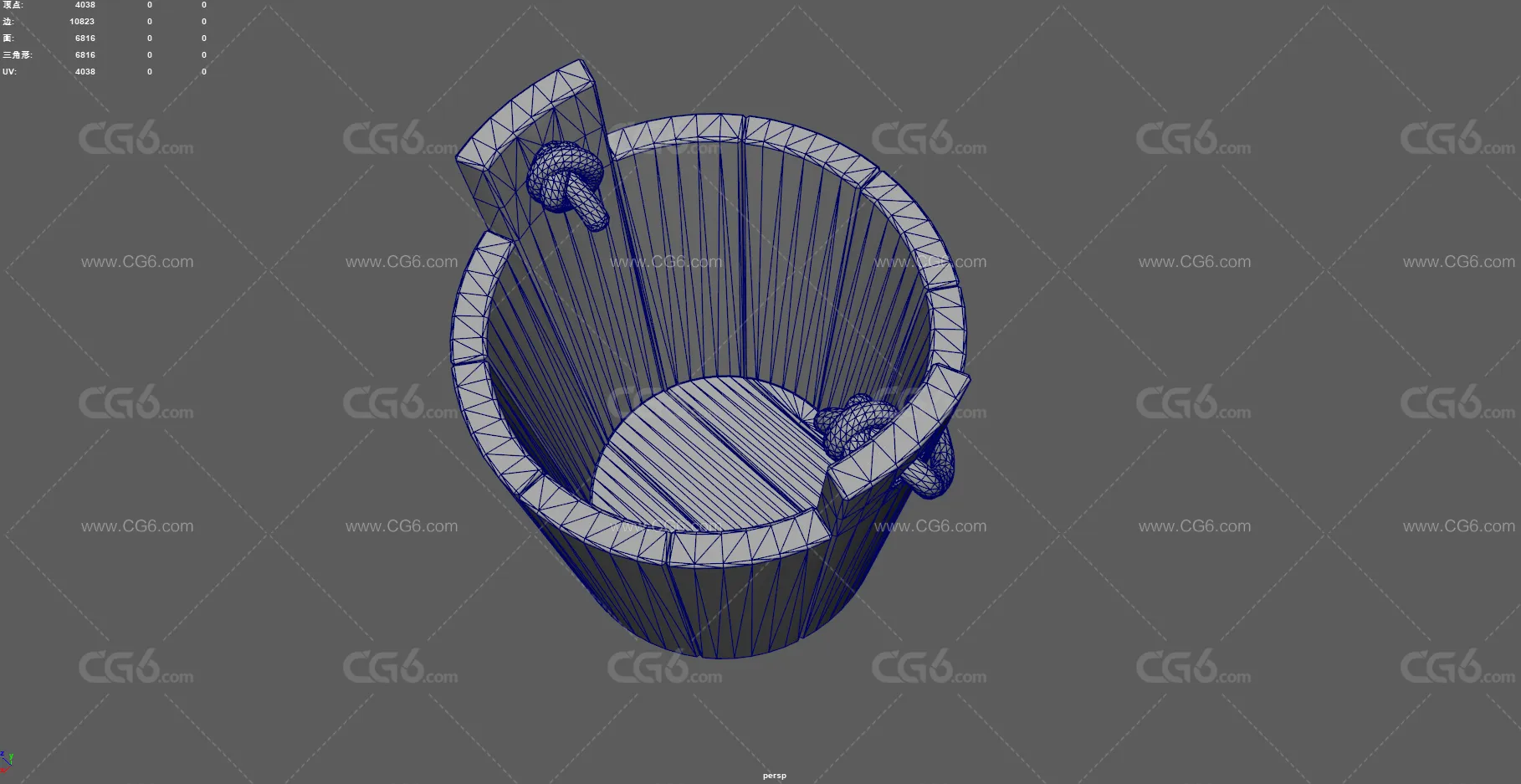 木桶 水桶 古代木桶 木制水桶 水井桶 手提木桶 古代工具 打水工具 洗脚桶 老式木桶 旧桶-12