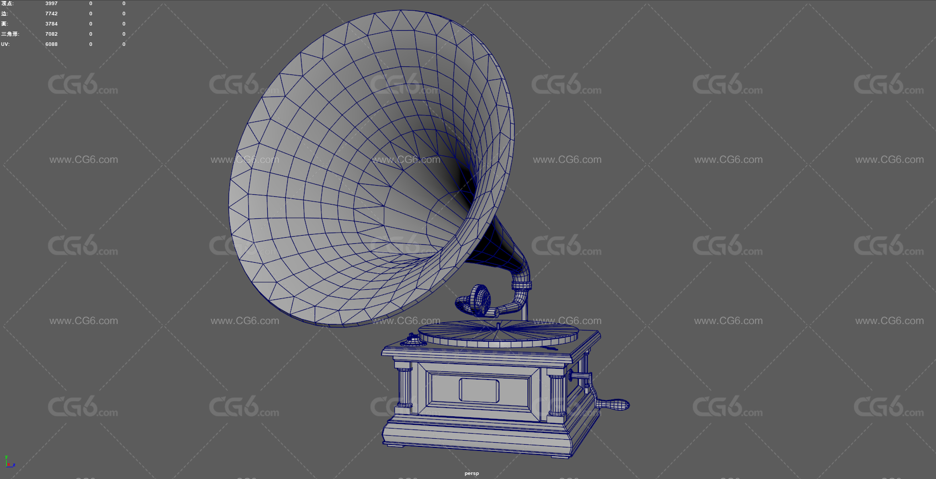 复古留声机 留声机 唱片机 音乐播放器 古董 播音器 古典唱片机 老唱片 扬声机 唱片-16