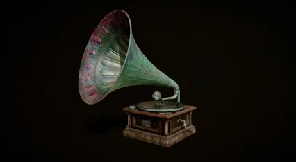 复古留声机 留声机 唱片机 音乐播放器 古董 播音器 古典唱片机 老唱片 扬声机 唱片