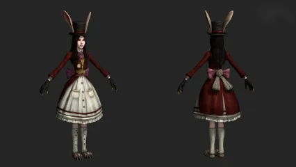 爱丽丝小丑女 女巫 女妖 爱丽丝女王 小魔女 女魔法师 御姐 公主 游戏人物3D模型