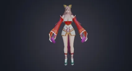 狐狸小妖 狐狸精 可爱萝莉 性感美女 美少女战士 女妖 女巫 狐妖【带绑定】