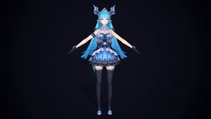 二次元小龙女 古装美少女魔法师 小仙女 女生 女神 萝莉 小女孩 仙侠 仙女 动漫女孩【带绑定】