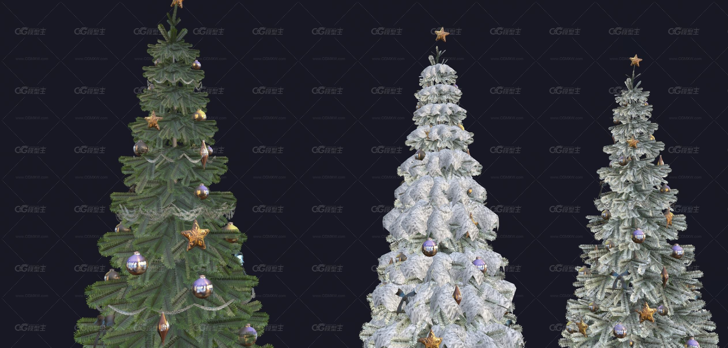 圣诞树 圣诞节装饰 装饰树 Christmas Tree 圣诞球 圣诞彩灯 圣诞树松树 圣诞礼物-4