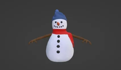 圣诞雪人 小雪人 雪球 白色雪人 雪人宝宝