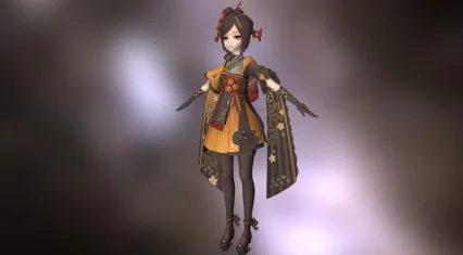 二次元少女 Q版萝莉 日式女仆 日式服装 和服美少女 古代女装 歌姬 舞姬 女佣 女孩 漫画风格美女