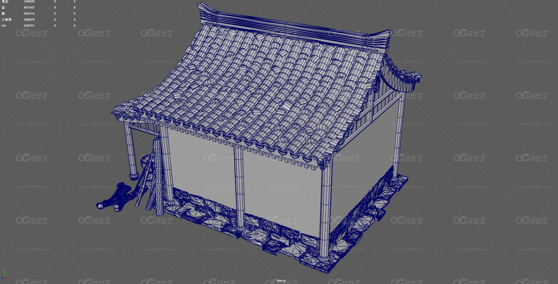 中国古墙建筑 古代建筑 古代民居 瓦房 古镇民居 古代瓦屋 古代房子 古建筑 民房 古代瓦房-14