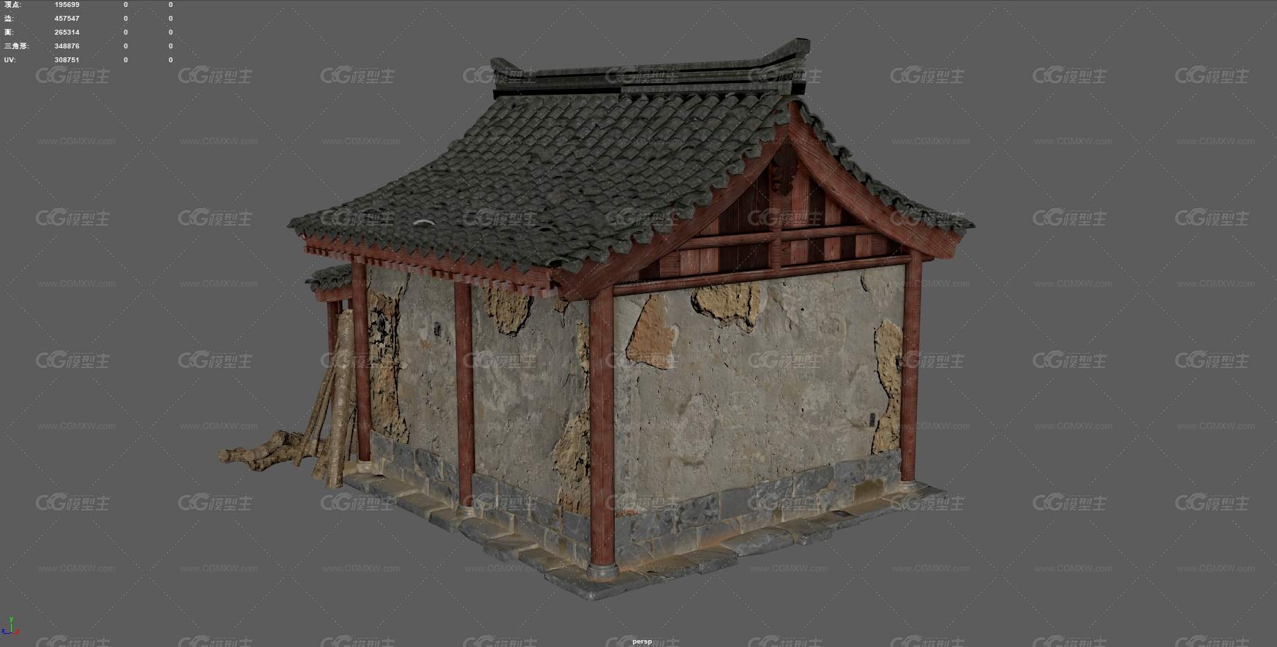 中国古墙建筑 古代建筑 古代民居 瓦房 古镇民居 古代瓦屋 古代房子 古建筑 民房 古代瓦房-7