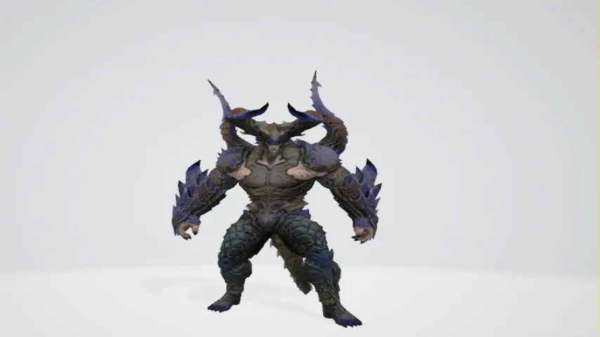 动画牛魔人 牛魔精怪 异形人 人形牛魔 妖怪 妖精 牛魔王战士 大boss牛魔  肌肉牛魔