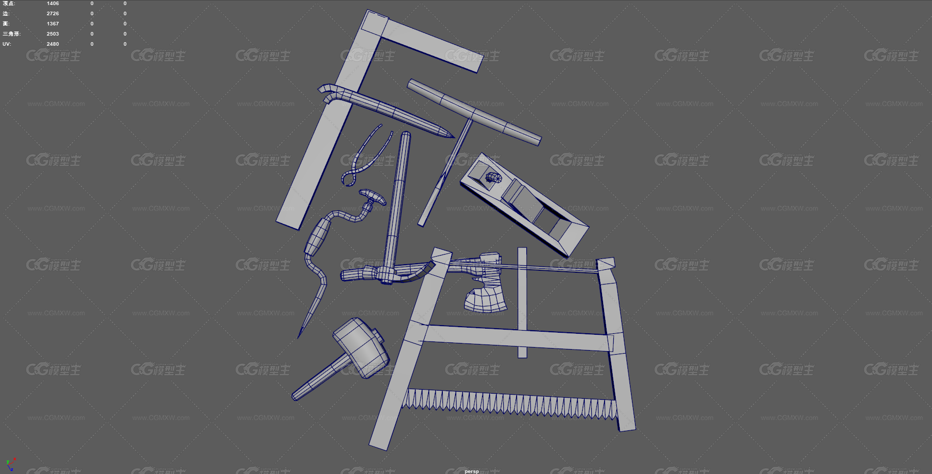 木工工具 刨子 木匠工具 作业工具 三角尺 锯子 锤子 钻 木工推刨  钳子 斧子 五金工具-14