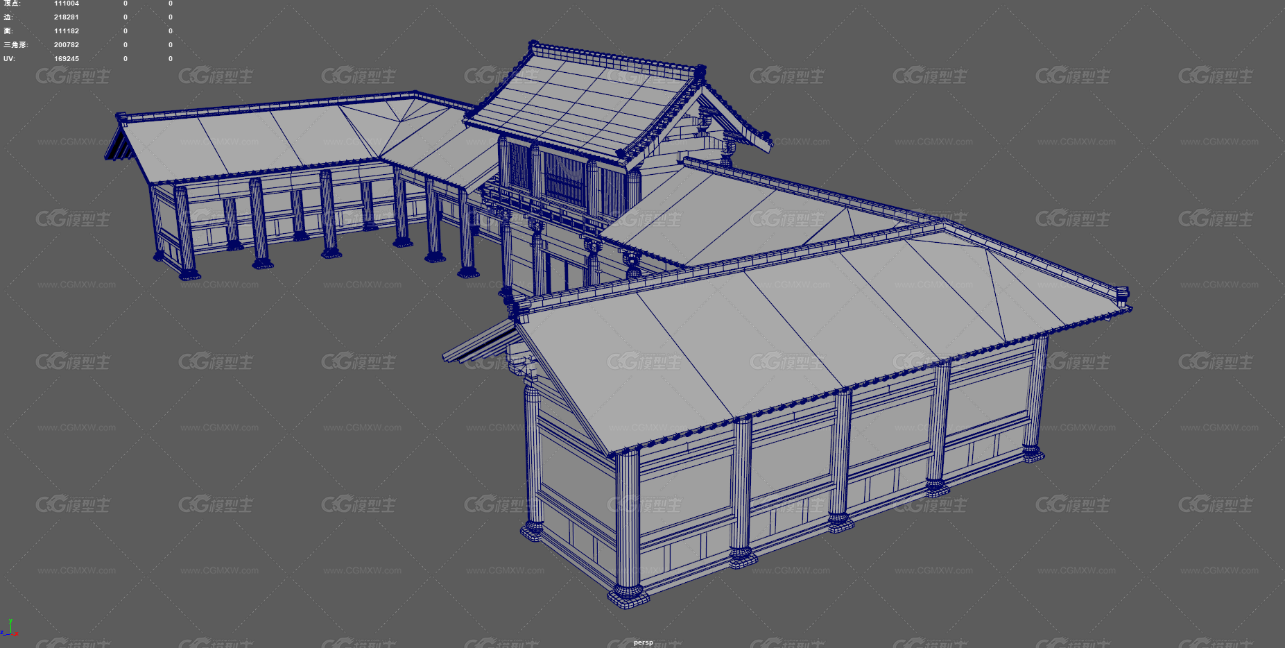 古代回廊 寺庙走廊 中式建筑 走廊 连廊 庭院走廊 古建筑 宫殿走廊 古代小院 长廊 园林建筑-18