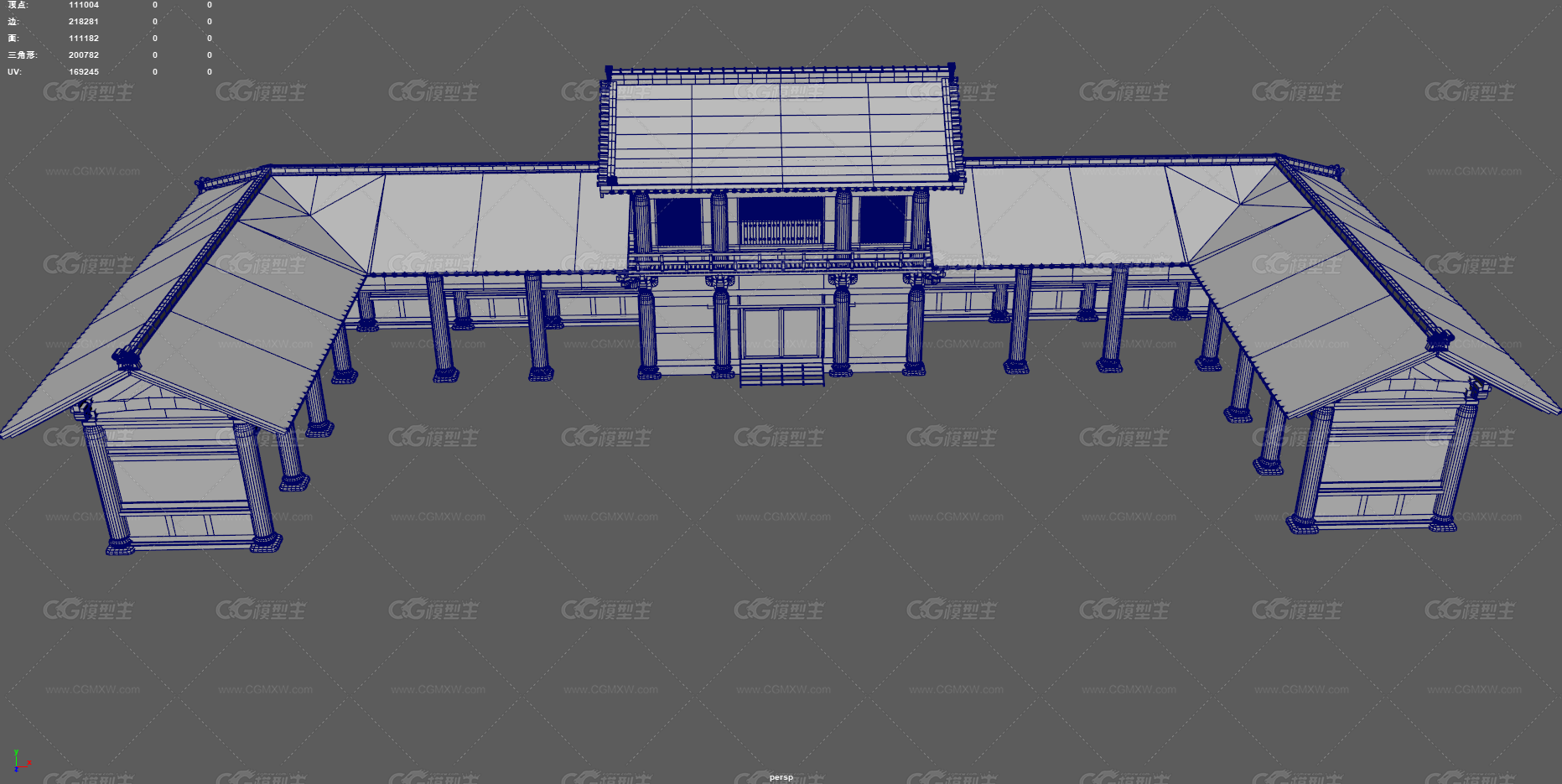 古代回廊 寺庙走廊 中式建筑 走廊 连廊 庭院走廊 古建筑 宫殿走廊 古代小院 长廊 园林建筑-14