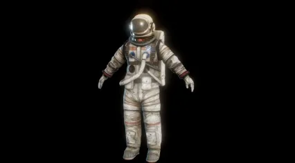 防锈太空服 宇航员 太空服 宇航服 宇宙航空服 隔离服 航天员 科幻套装 登月服 太空工作者