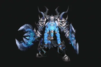 冰雪王族 小人族长 小矮人 冰矮星 矮人战士 矮人王 双斧战士绑定动画模型