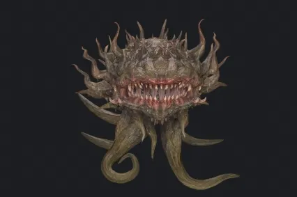 恶魔 魔兽 怪物 吞噬怪物 大嘴怪物 食人怪 妖怪 妖兽 魔王带骨骼绑定动画