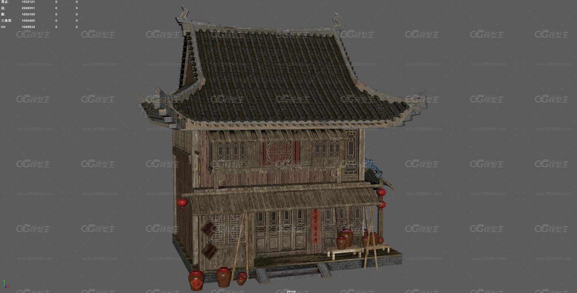 古代酒馆 中式建筑 酒店 酒坊 游戏酒铺 酒家 古代房屋 古代客栈 茶楼 驿站 古建筑 古代饭馆-5