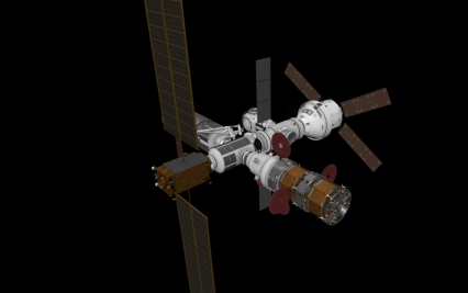 卫星 空间站 科幻卫星 宇宙空间站 科幻基地 太空基地 科幻飞船 母舰 通讯卫星 星际飞船